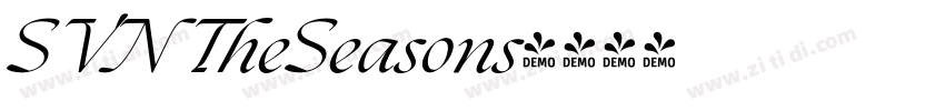 SVN TheSeasons字体转换 SVN TheSeasons字体转换
